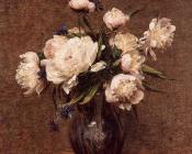 Bouquet of Peonies - 亨利·方丹·拉图尔